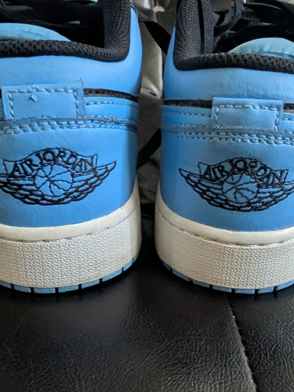 Nike Kids Blue and Black Lace-Up Sneakers